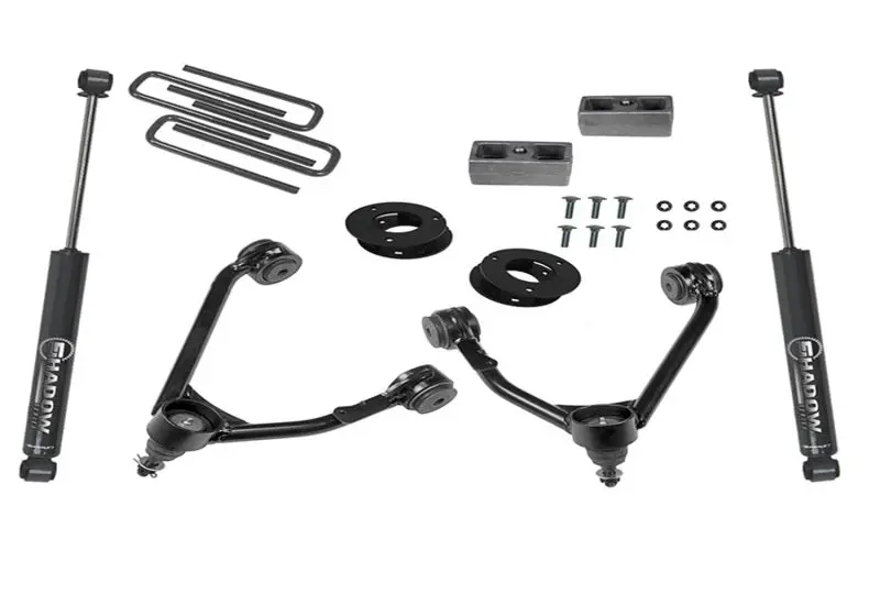 Superlift 3.5-Inch Lift Kit For 2014–2018 Chevrolet Silverado 1500 2Wd – Includes Aluminum & Stamped Steel Control Arms And Rear Shocks 1