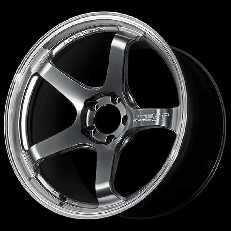 Advan Gt Beyond Forged Wheel – 19X9", +22Mm Offset, 5X120Mm Bolt Pattern, Hyper Platinum Black Finish 1
