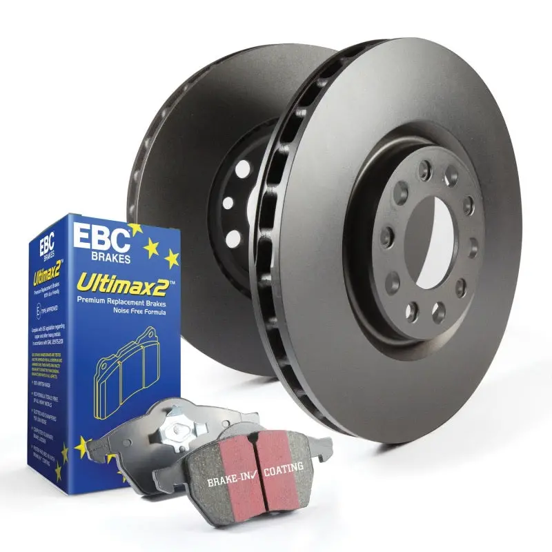 Ebc Ultimax Brake Pad And Slotted Rotor Kit (S20 Series) — Full Axle Set 1