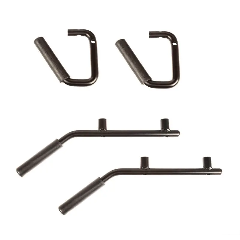 Rugged Ridge Black Steel Grab Handles – Front And Rear Kit For 2007–2018 Jeep Wrangler Jk/Jku 1
