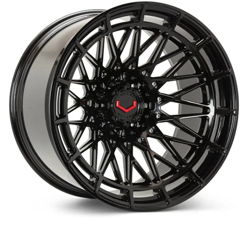 Vossen Lcx-03 Gloss Black Forged Wheel – 24X12In, 8X165.1Mm, Et44 Offset, Ultra-Deep Profile 1