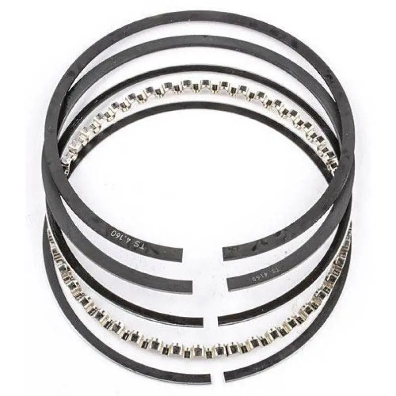 Mahle Plasma-Moly Low-Tension Piston Ring Set – 4.155" Bore, 0.043" Thickness, 1.5Mm/3.0Mm Dimensions 1