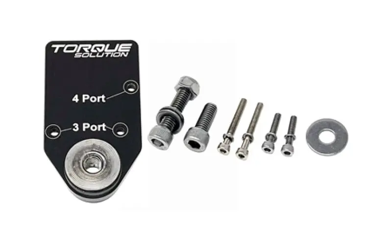 Torque Solution Billet Mac Valve Mount Bracket - For 3/4 Port Mac Solenoid Valves 2