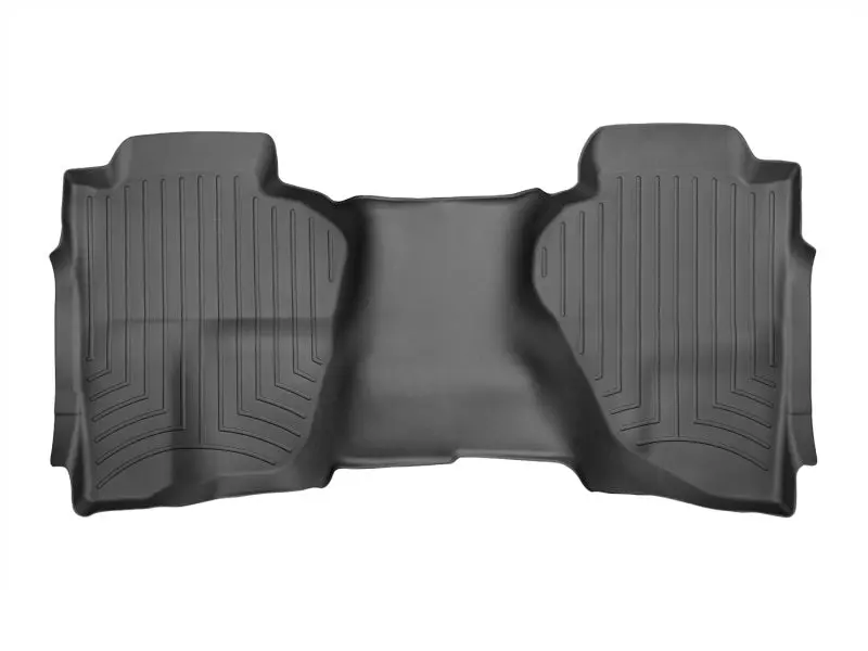 Weathertech Black Rear Floor Liners For 2023 Ford Super Duty F-250, F-350, F-450, And F-550 Trucks 1