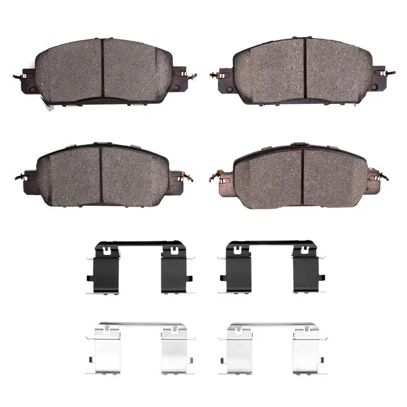 R1 Ceramic Front Brake Pad And Hardware Kit For 2016–2017 Honda Accord Coupe 1
