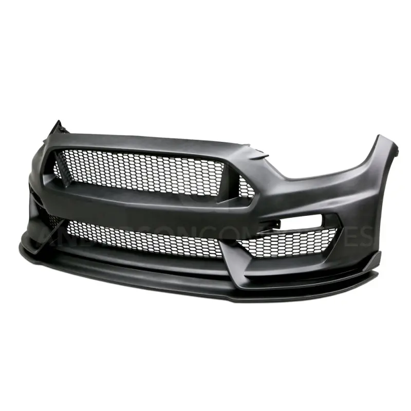 Anderson Composites Gt350-Inspired Fiberglass Front Bumper With Lip For 2015–2016 Ford Mustang Gt350 1