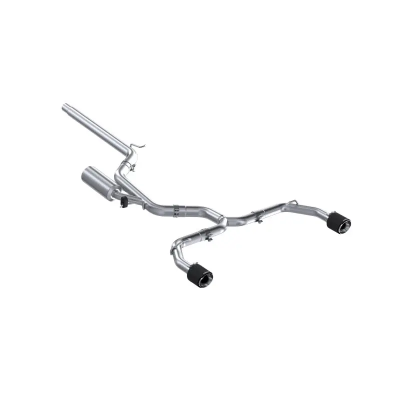 Mbrp Cat-Back Exhaust System For 2022 Vw Golf Gti Mk8 – 3" T304 Stainless Steel, Dual 2.5" Tips With Carbon Fiber Accents 1