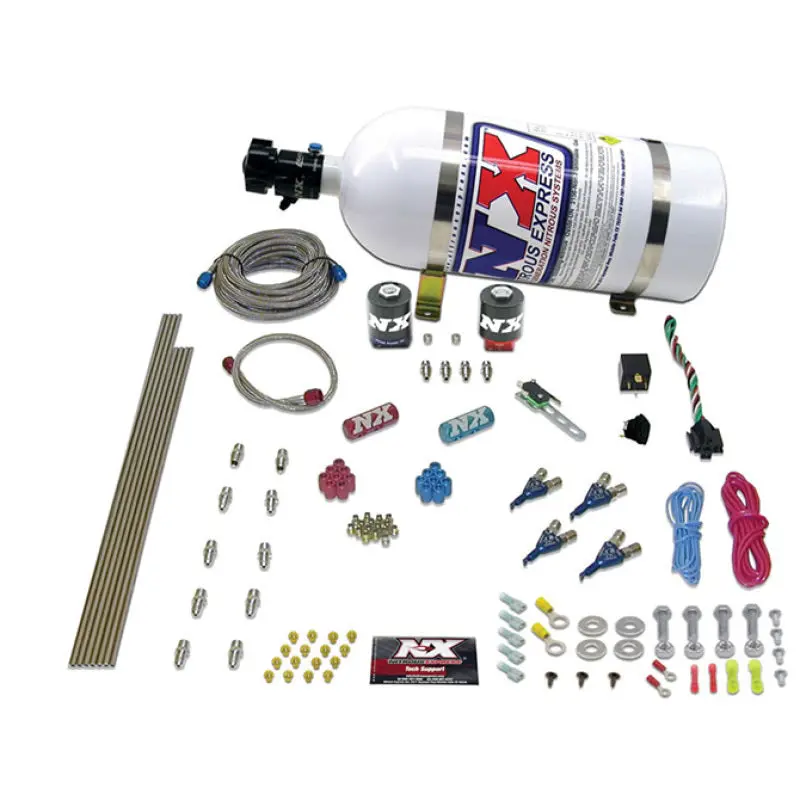 Nitrous Express 4-Cylinder Alcohol Nitrous System – 125–275 Hp Range With 5-Pound Bottle 1