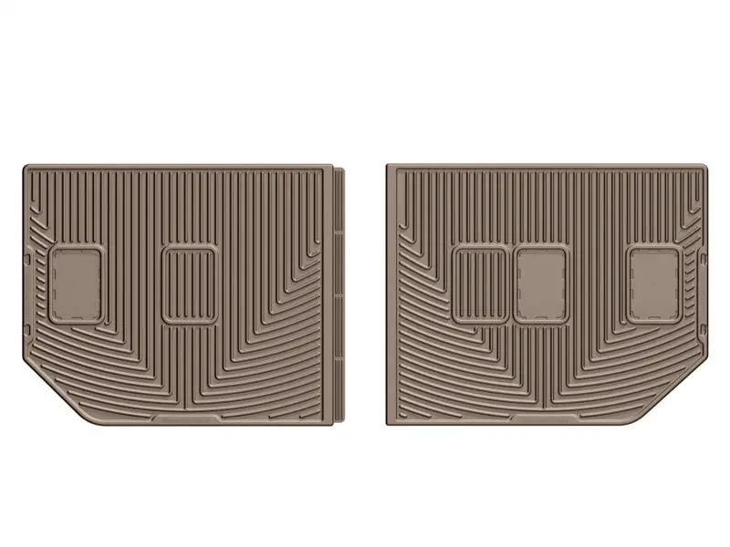 Weathertech 07-10 Chevrolet Suburban Rear Rubber Mats - Tan 1