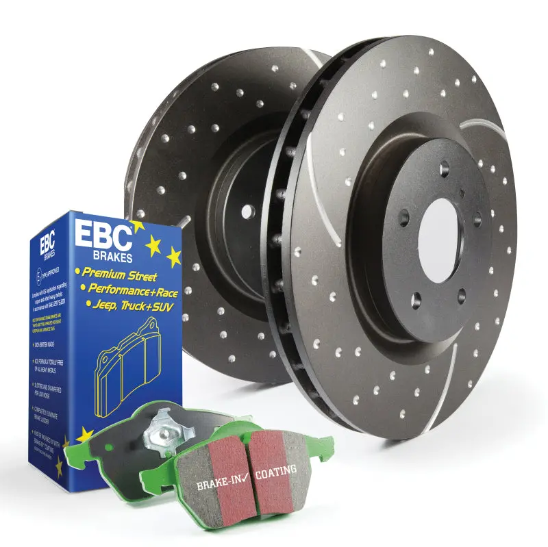Ebc Greenstuff Brake Pad And Gd Series Rotor Kit For Chevrolet S10 1