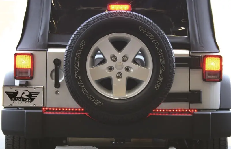 Rampage Universal Led Tailgate Light Bar – 60" Black Housing For 1999–2019 Pickup Models 1