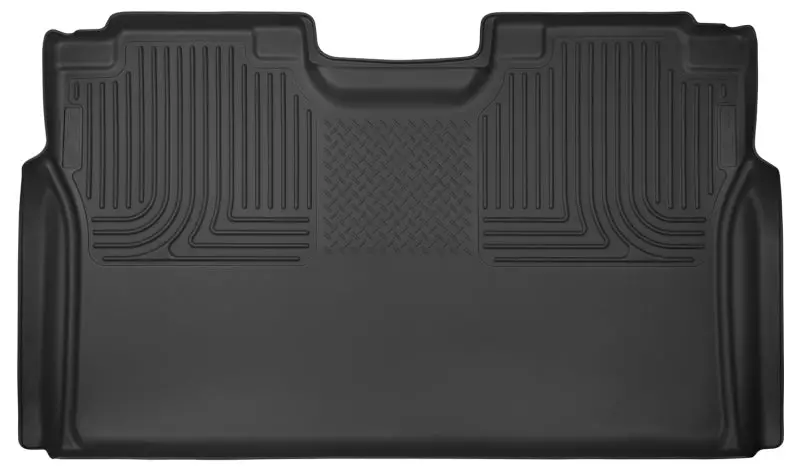 Husky Liners X-Act Contour Floor Liners For 2015–2017 Ford F-150 Supercrew – Black, Full-Coverage 2Nd Row 1
