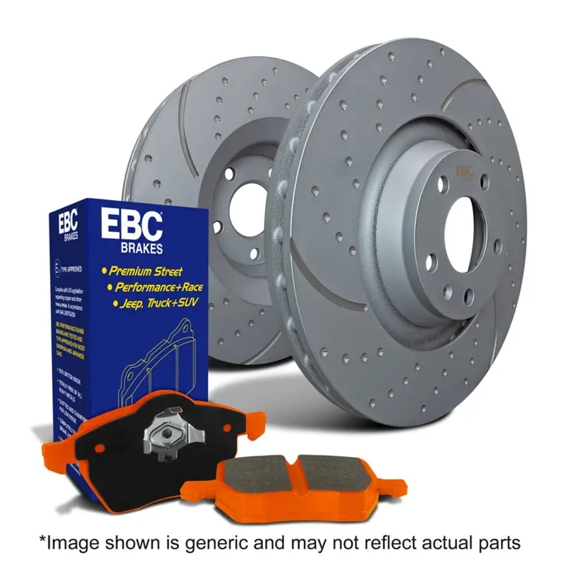 Ebc Orangestuff Brake Kit – S8 Series: Performance Pads And Gd Rotors 1