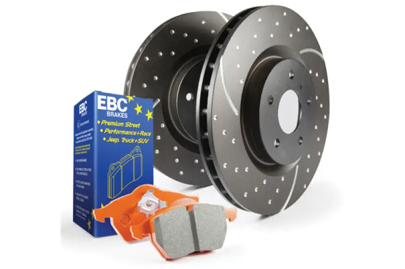 Ebc Orangestuff Brake Pad And Gd Rotor Kit – S8 High-Torque Street Package 1