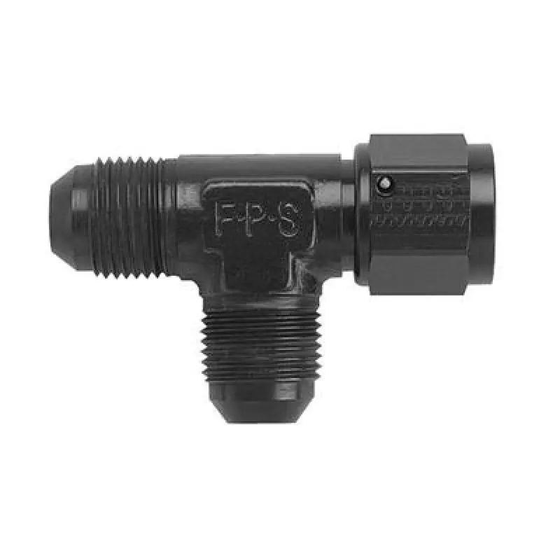 Fragola -10An Black T-Female Swivel Hose Fitting For Fuel And Oil Lines 1