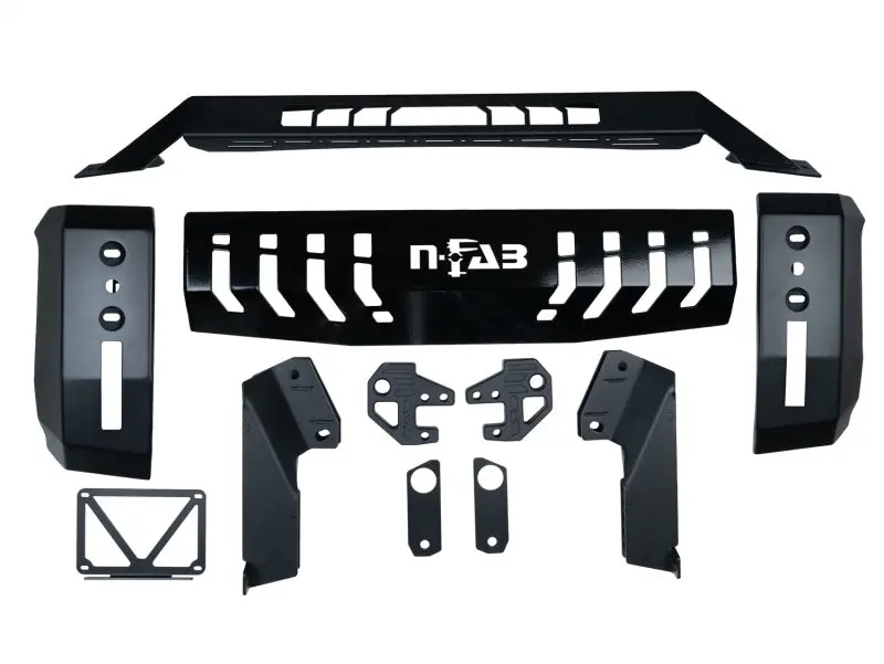 N-Fab Hvm Bull Bar 14-21 Toyota Tundra - Tex. Black 2