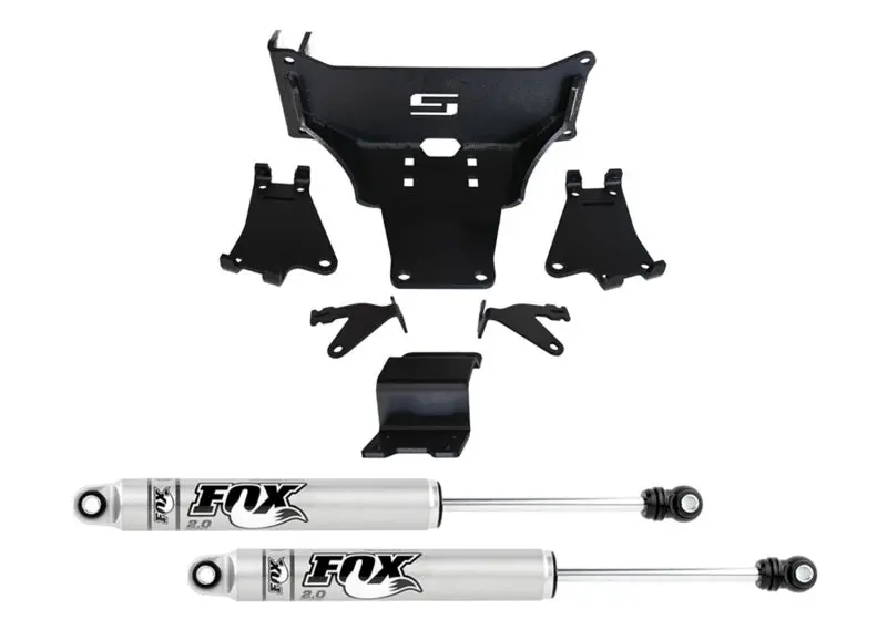 Superlift Dual Steering Stabilizer Kit With Fox 2.0 Shocks – Fits 2005–2022 Ford F250/F350 4Wd (No Lift Required) 1
