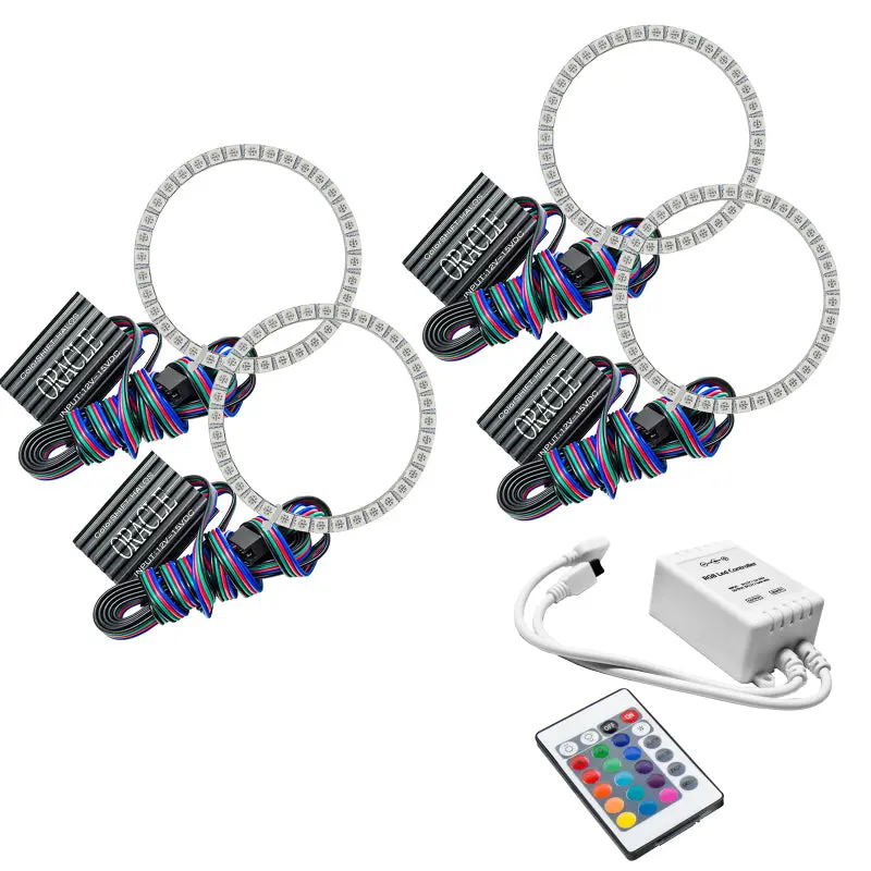 Oracle Mercedes Benz S-Class 07-09 Halo Kit - Colorshift W/ Simple Controller See Warranty 1