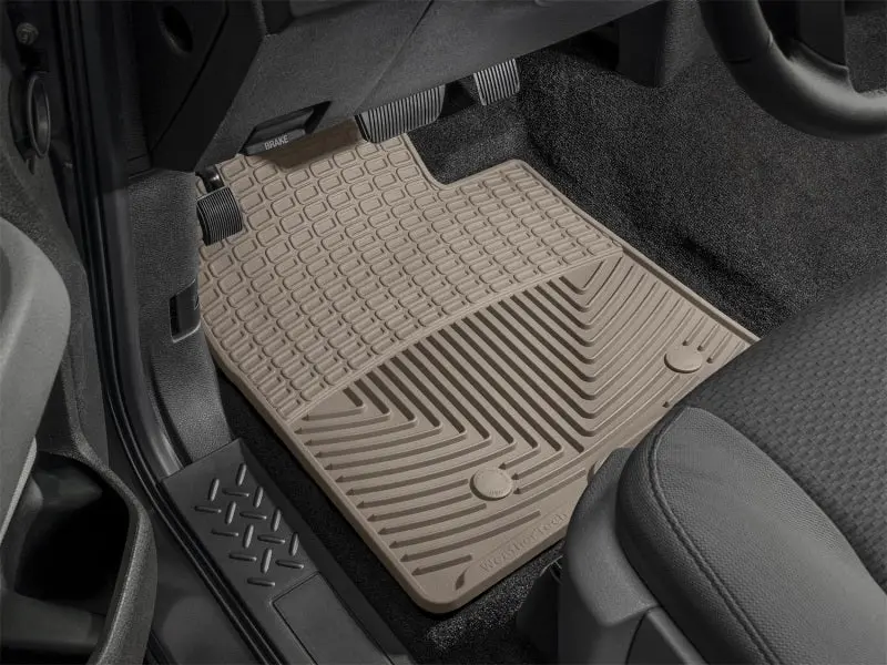 Weathertech Front Floor Mats For 2008–2013 Cadillac Cts – Premium Rubber, Tan Color 1