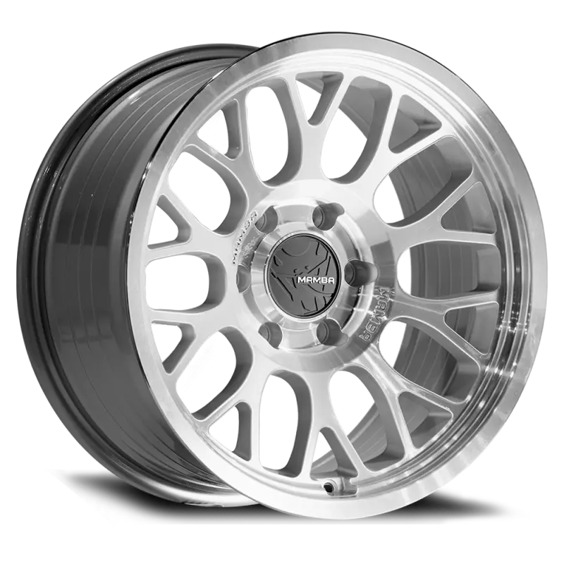 Mamba M28 20X9 6X139.7 Et0 Silver Wheel W/ Mirror Machine Face & Lip 1