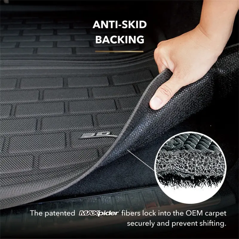 3D Maxpider Kagu Black Seatback Protectors For 2022–2024 Tesla Model X (5- And 7-Seat Configurations) 1