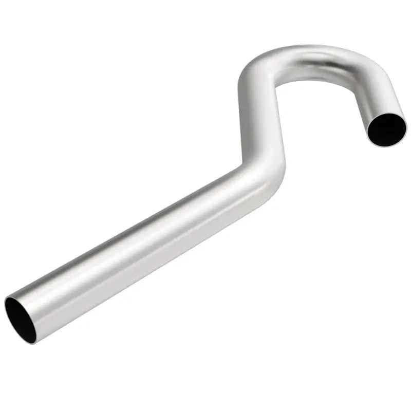 Magnaflow Universal Stainless Steel Bent Exhaust Pipe – 2.25″ Diameter, 180°/45° Configuration 1