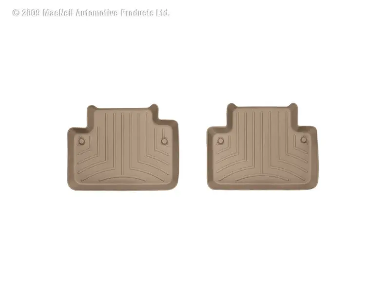 Weathertech Rear Floor Liners For 2003–2013 Volvo Xc90 – Tan Color, Custom-Fit Protection 1