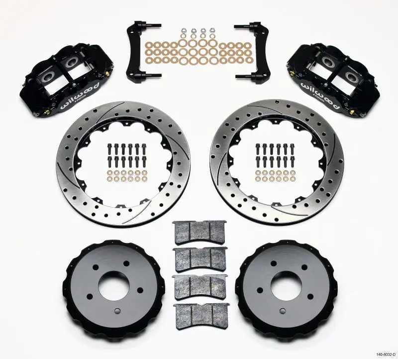Wilwood Superlite 4R Narrow Rear Brake Kit – 12.88-Inch Drilled Rotors For 1997–2004 Corvette C5/Z06 1