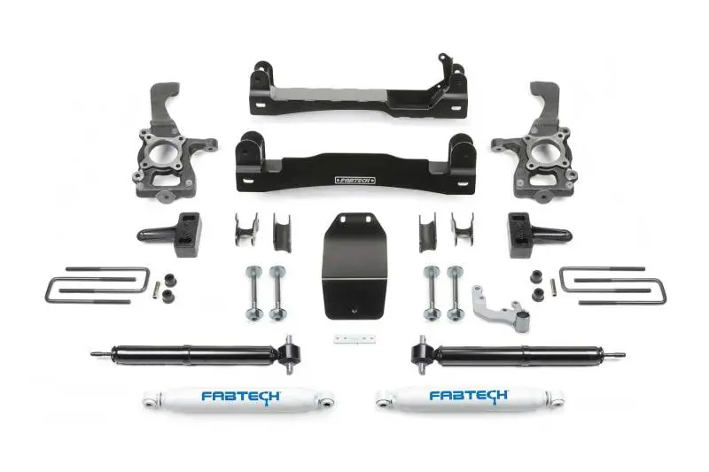 Fabtech 4-Inch Lift System With Rear Performance Shocks For 2015–2020 Ford F-150 4Wd 1