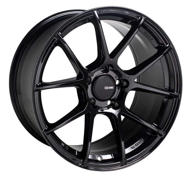 Enkei Ts-V Gloss Black Performance Wheel – 17X9, 5X100 Bolt Pattern, 45Mm Offset, 72.6Mm Center Bore 1