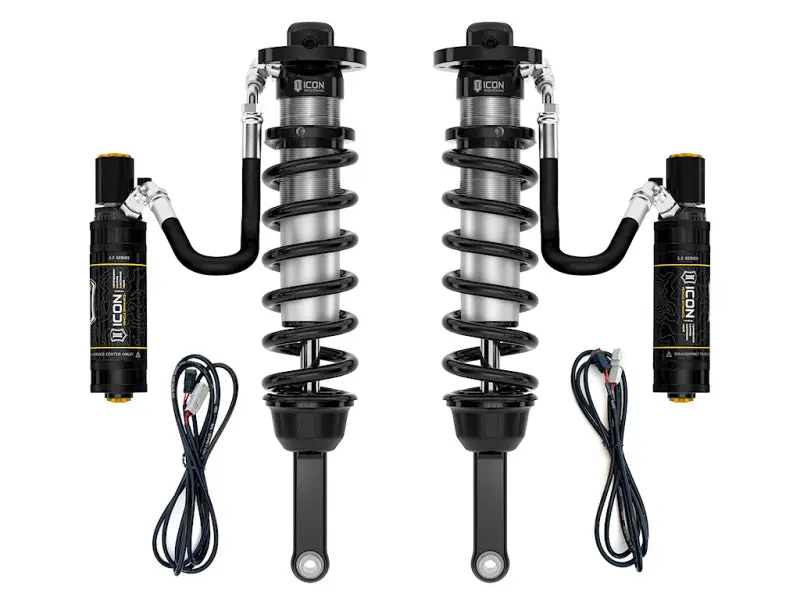 Icon 2.5 Series Extended Travel Coilover Kit For 2016+ Toyota Tacoma – Rear Remote Reservoir W/ Cdev Damping 1