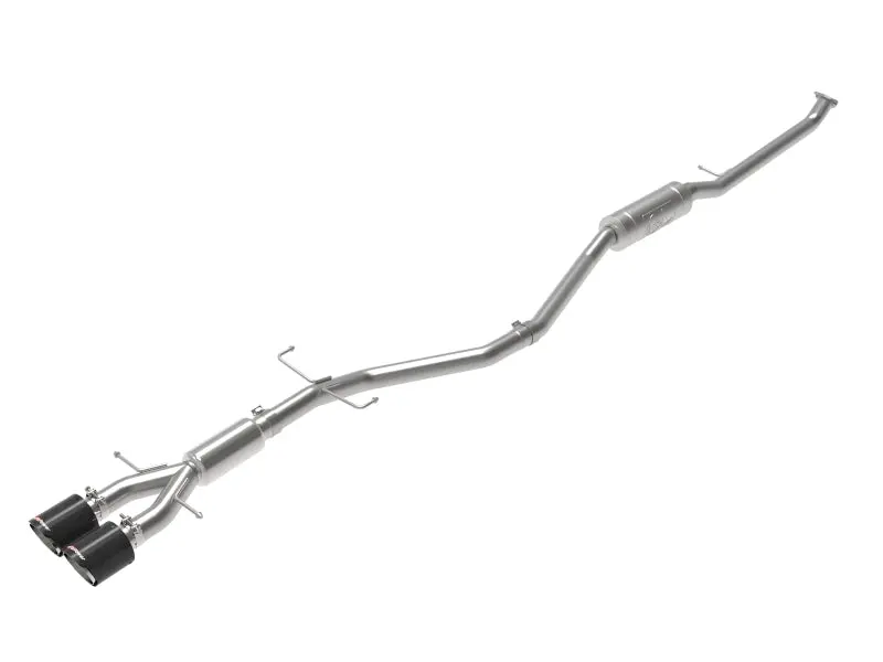 Afe Takeda Cat-Back Exhaust System For 2017–2020 Honda Civic Si Sedan – 2.5" 304 Stainless Steel, Carbon Fiber Tips 1