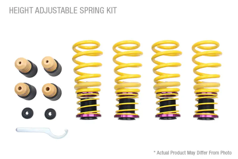 Kw H.A.S. Lowering Suspension Kit For 2014+ Mercedes-Benz C-Class W205 (Sedan/Coupe), 4Matic Awd, No Edc 2
