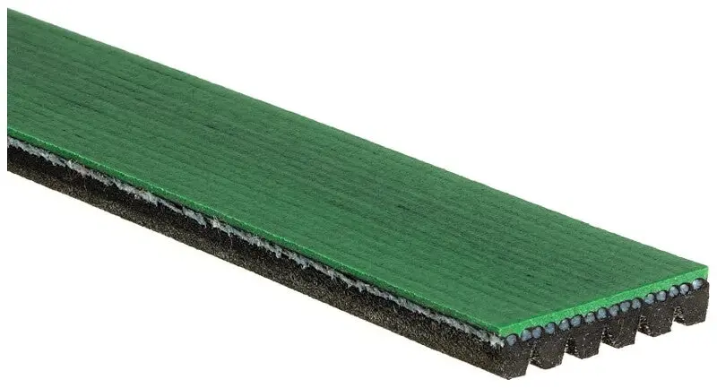 Gates 21-24 Freightliner Business Class M2 Cummins B6.7 Diesel Fan Heavy Duty V-Ribbed Belt 1