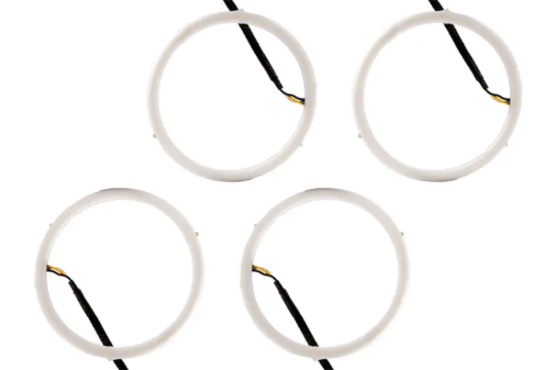 Diode Dynamics 120Mm Halo Led Light Kit – Switchback Function, Four-Unit Set 1