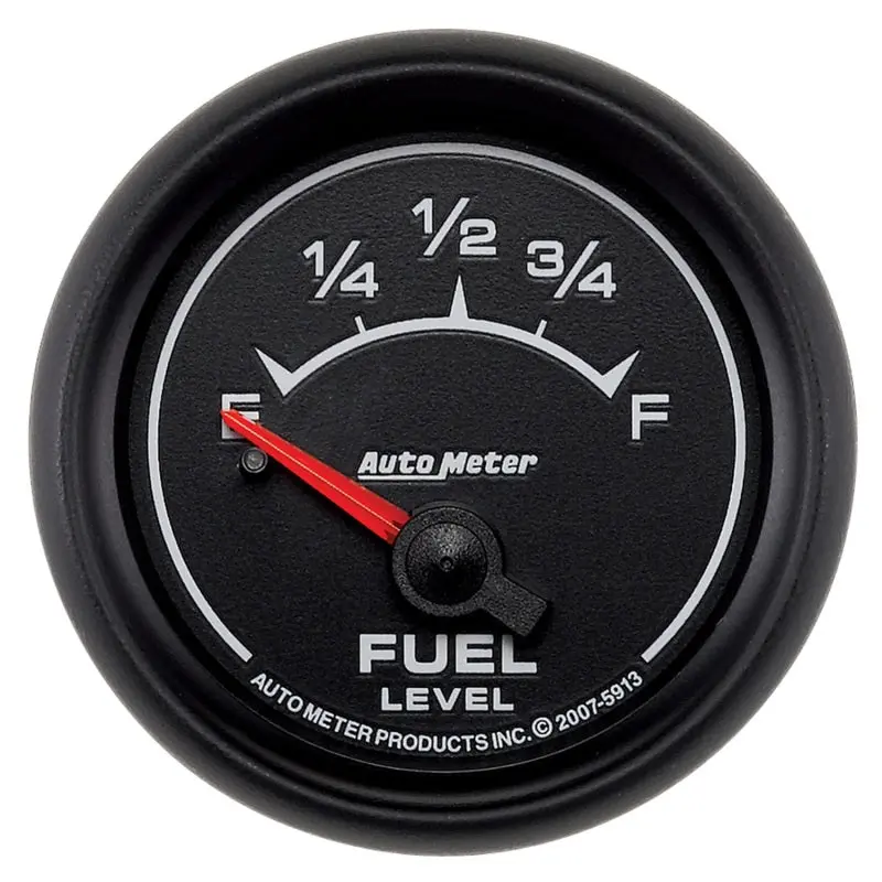 Autometer Gauge Fuel Level 2-1/16In. 0 Ohm(E) To 90 Ohm(F) Elec Es 1