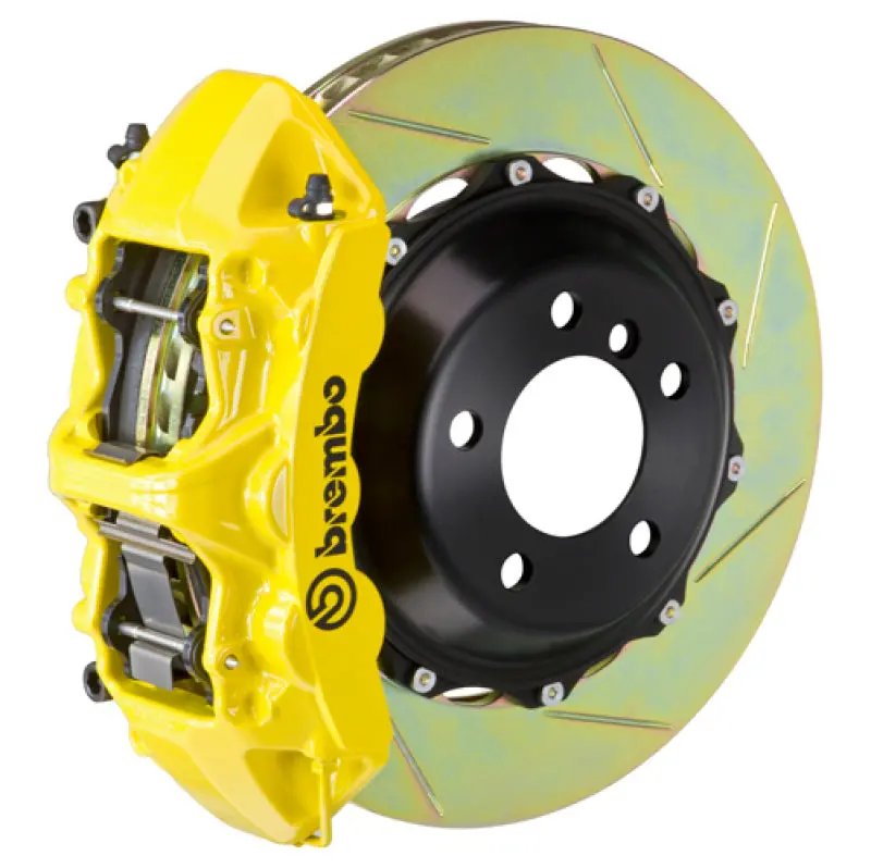 Brembo Gt Front Big Brake Kit – 380X32Mm Slotted Two-Piece Rotors & 6-Piston Calipers For 2009–2014 Genesis Sedan (3.8L/4.6L) 1