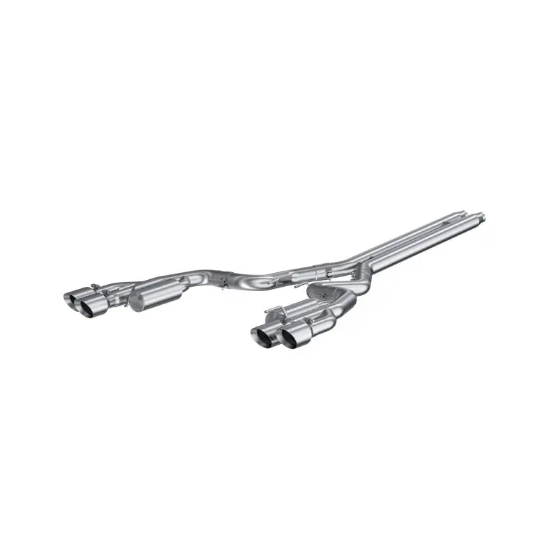 Mbrp Cat-Back Exhaust System For 2018–2019 Ford Mustang Gt 5.0L – 3-Inch Diameter, Quad Tips, T304 Stainless Steel, Race Version 1