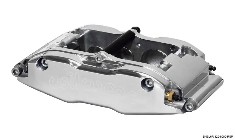 Wilwood Billet Aluminum Caliper – Bnsl6R-Rh With Polished Finish, Triple-Piston Design (1.62″/1.12″/1.12″), 1.25″ Disc Compatibility 1