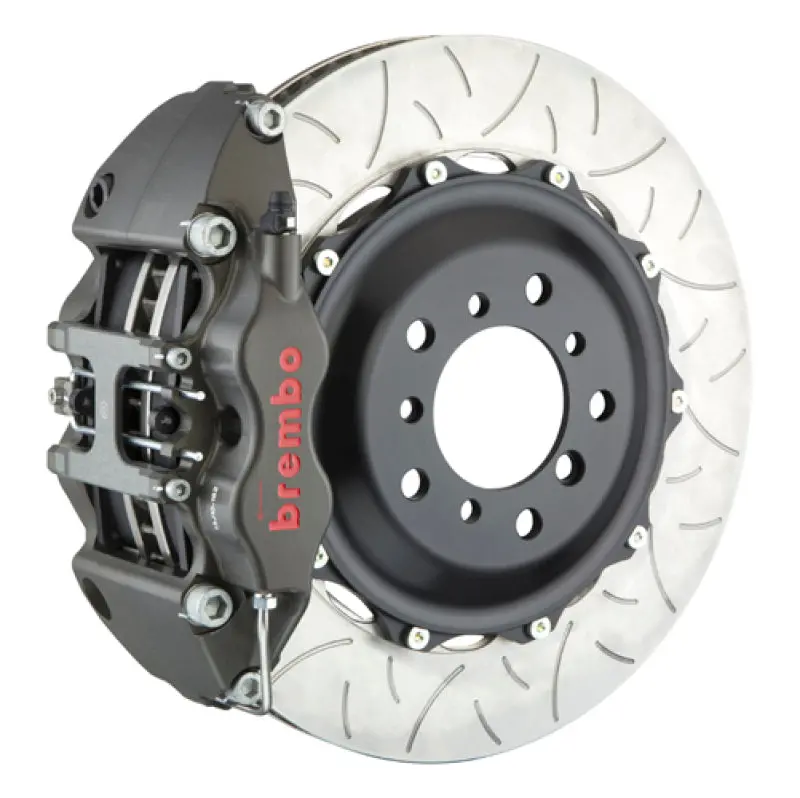 Brembo 05-21 Wrx Sti Pista Front Race Bbk 6 Piston Forged 355X35X53A 2Pc Rotor T3-Clear Ha 1
