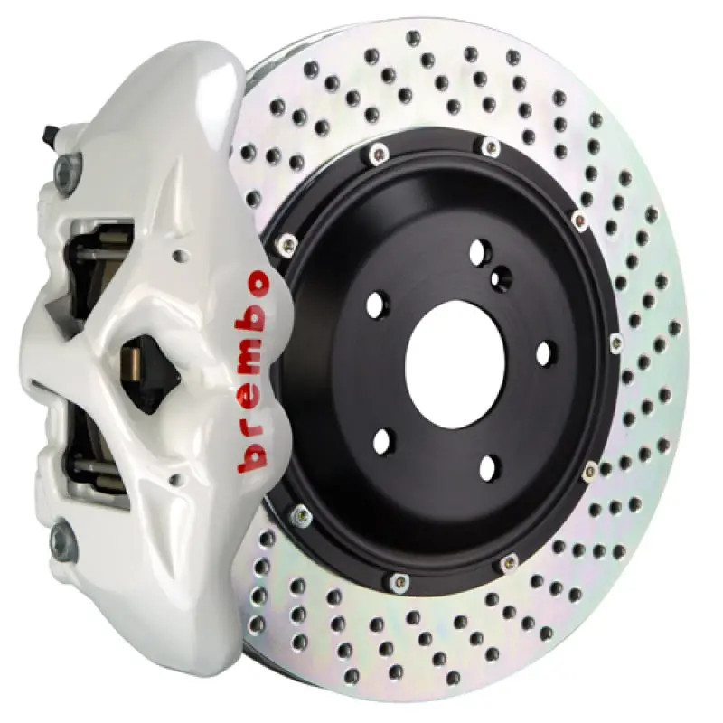 Brembo Gt Big Brake Kit – Rear, 4-Piston Calipers With Drilled 380X28Mm Two-Piece Rotors For 2019+ Bmw 330I 1