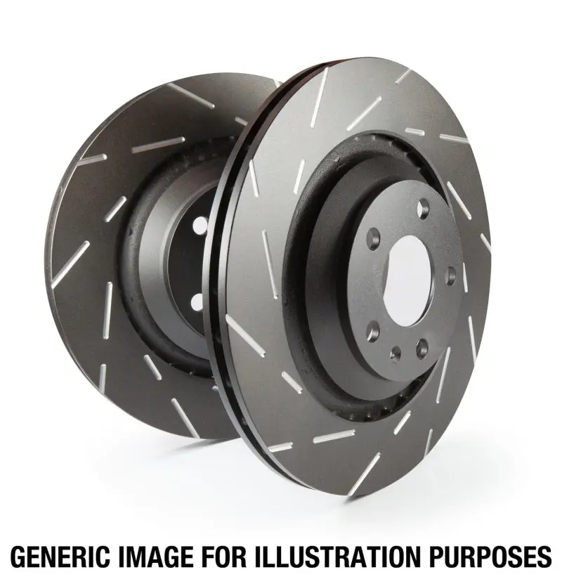 Ebc Slotted Front Brake Rotors For 2006–2012 Mitsubishi Eclipse 2.4L 2Wd (Usr Series) 2