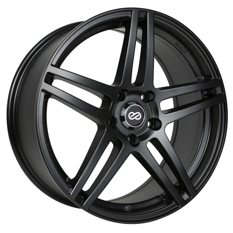 Enkei Rsf5 Gloss Black Alloy Wheel – 15X6.5", 4X100 Bolt Pattern, 38Mm Offset, 72.6Mm Center Bore 1