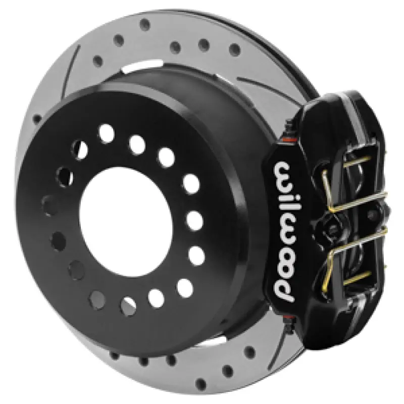 Wilwood Dynapro Drilled & Slotted Rear Parking Brake Kit For Classic Gm A-Body Vehicles 1