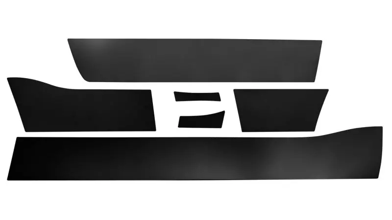 Putco Platinum Rocker Panels – Black Anodized Aluminum Trim For 2019–2020 Ram Light Duty Crew Cab 1