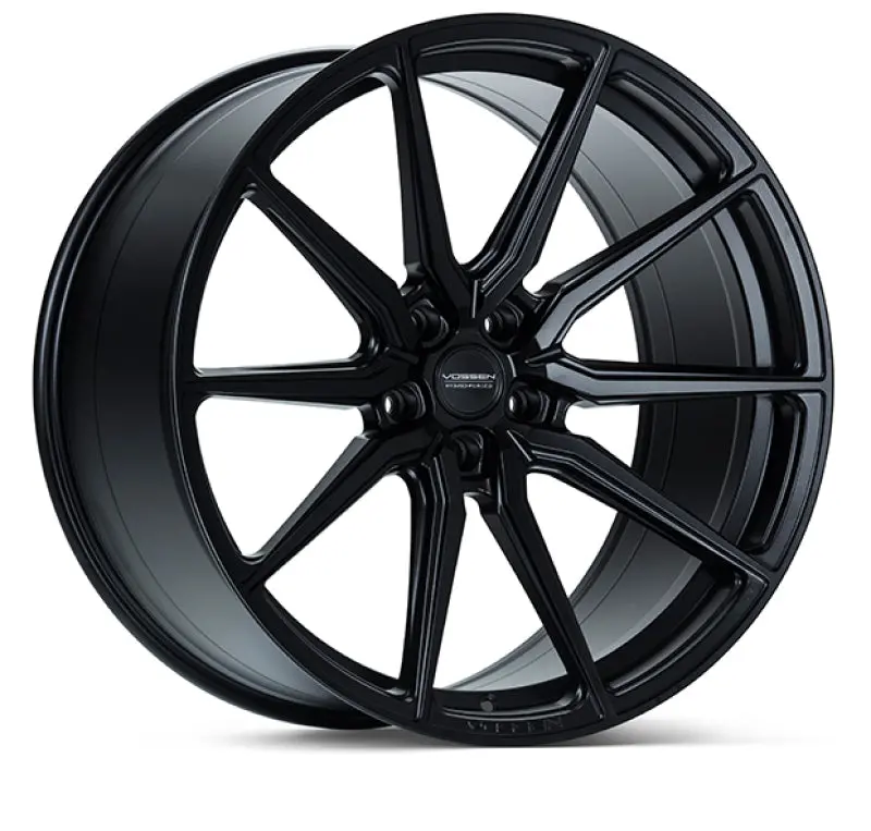 Vossen Hf3 Forged Alloy Wheel – 22X9.5", 5X114.3Mm, Et35, Deep Concave, Satin Black Finish 1