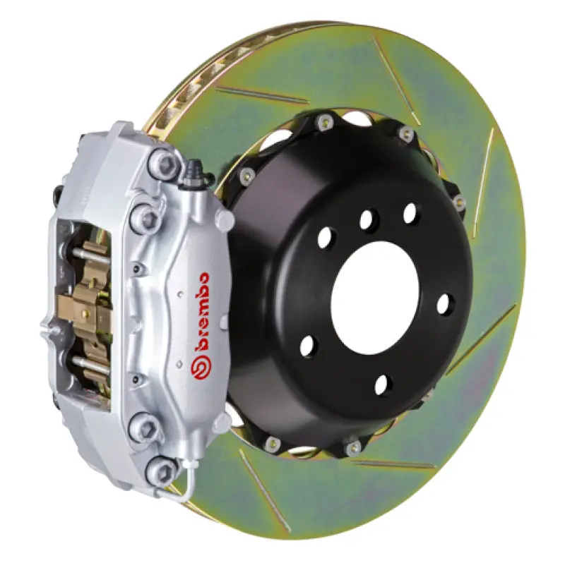 Brembo Gt Big Brake Kit For 2023+ Toyota Gr Corolla – Rear, 4-Piston Calipers With 345X28Mm Slotted 2-Piece Rotors 1