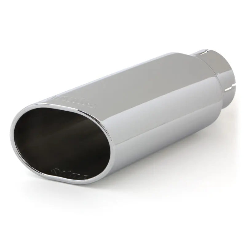 Banks Power Stainless Steel Obround Slash-Cut Tailpipe Tip Kit – 3.5" Inlet, 4.38" X 5.25" X 13.38" Dimensions 2