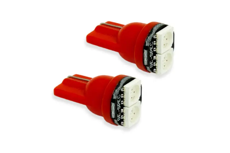 Diode Dynamics Red 194 Led Bulb Pair – Smd2 Technology 1