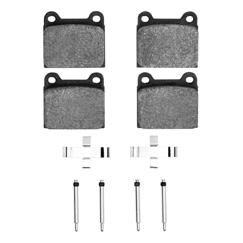 R1 Semi-Metallic Brake Pad And Hardware Kit For 1961–1991 Mercedes-Benz 280Ce – Front And Rear 1